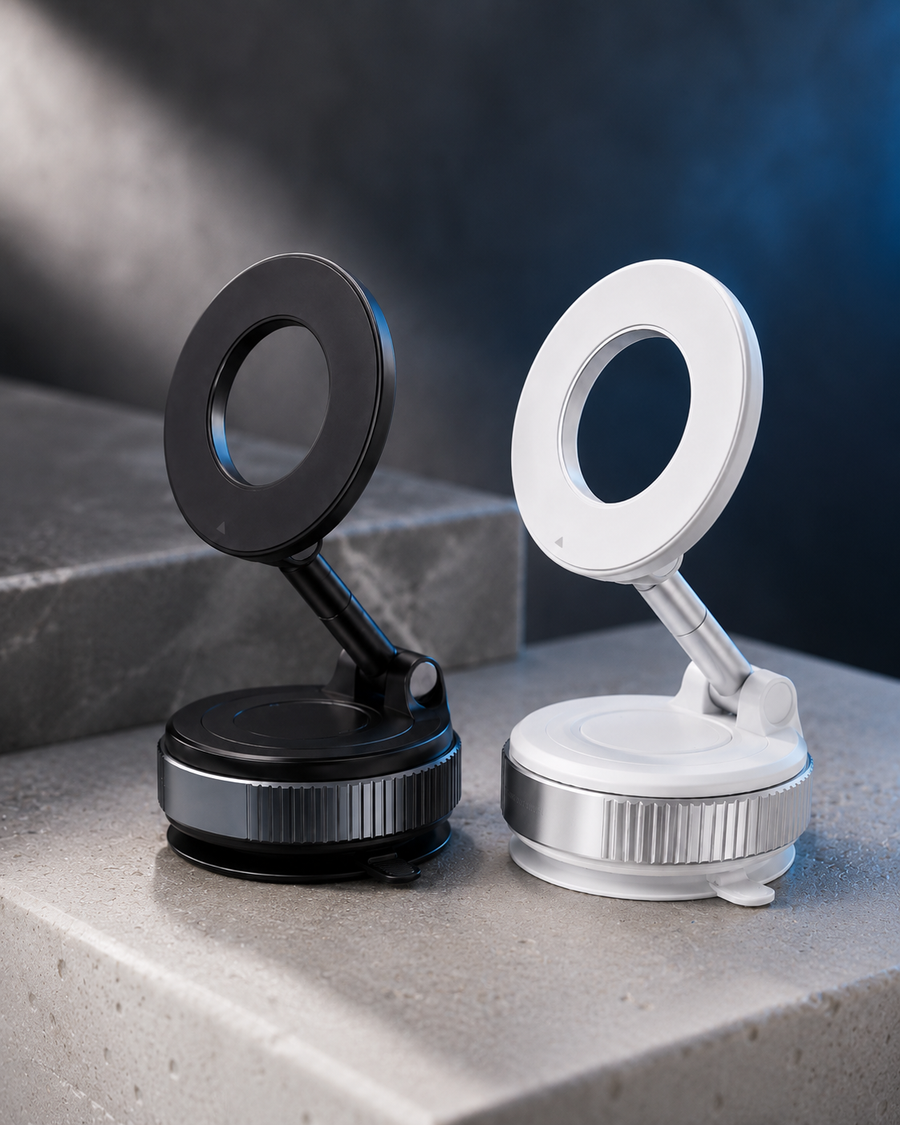 Mounera GripLock™ — Vacuum Car Phone Mount